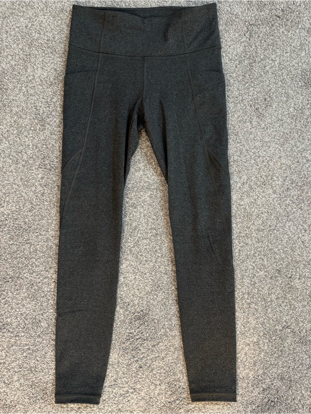 Athleta Salutation Stash Pocket Tight Women's Size S Heathered Gray Leggings
